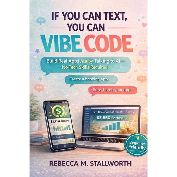 If You Can Text, You Can Vibe Code: Build Real Apps Just by Talking to AI-No Tech Skills Required, (Paperback)