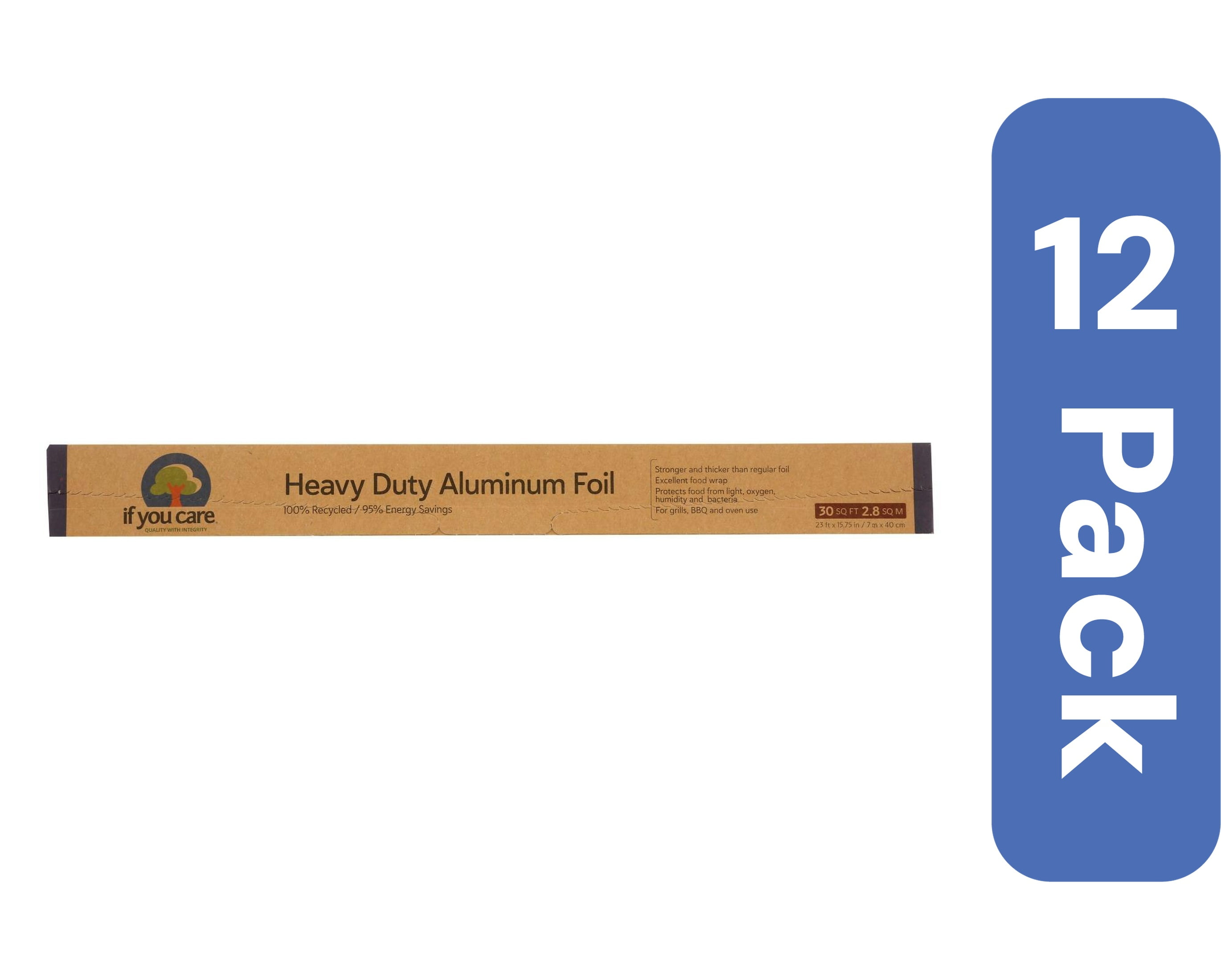 If You Care Heavy Duty Recycled Aluminum Foil 30 Sq Ft 1 Ea (Pack Of 12)