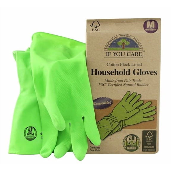 Is You Care Rubber Household Cleaning Gloves, Medium