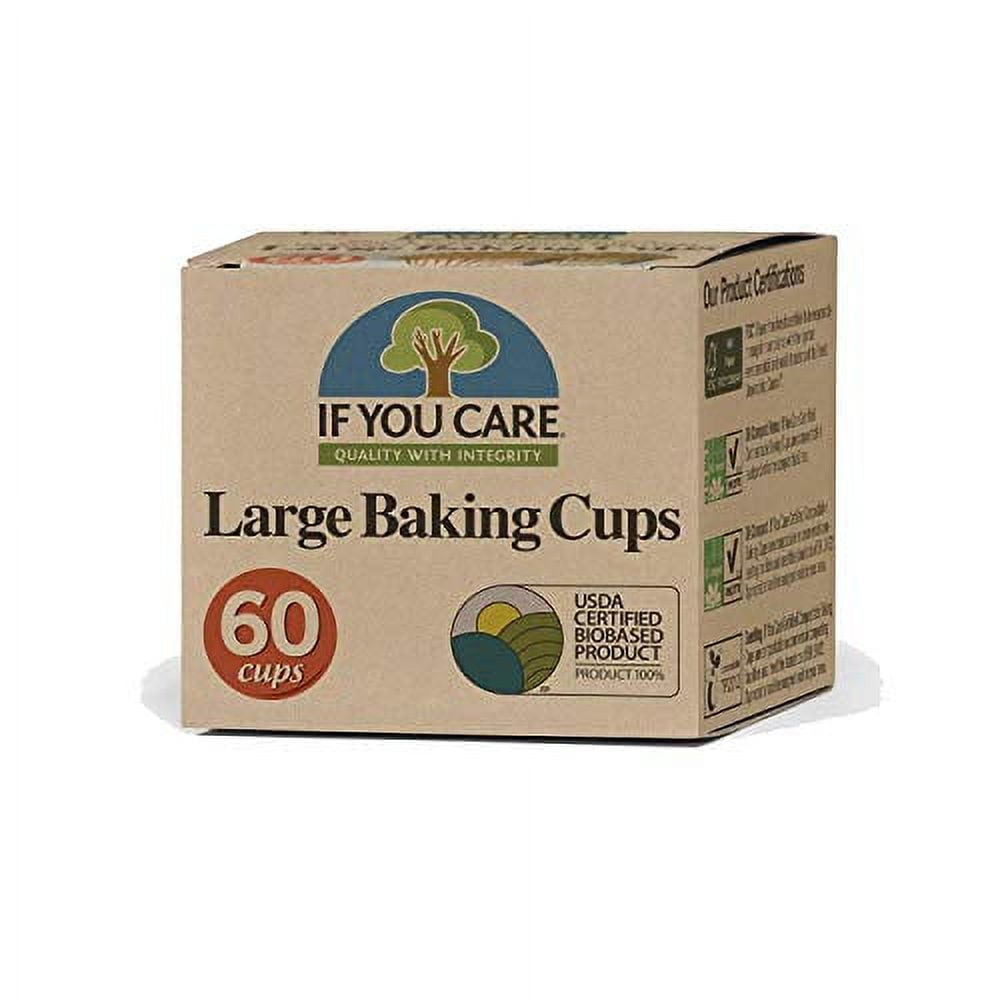 If You Care Large Baking Cups, 2.5, Unbleached, 60 Ct