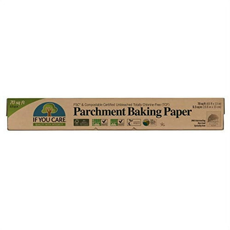 If You Care Wax Paper Rolls – 12 Pack of 75 Sq Ft Rolls - Unbleached,  Chlorine Free, 100% Natural Soybean Coated Waxed Sheets, Liner for Baking,  Cooking, Food Wrapping 75 Sq Ft (Pack of 12)