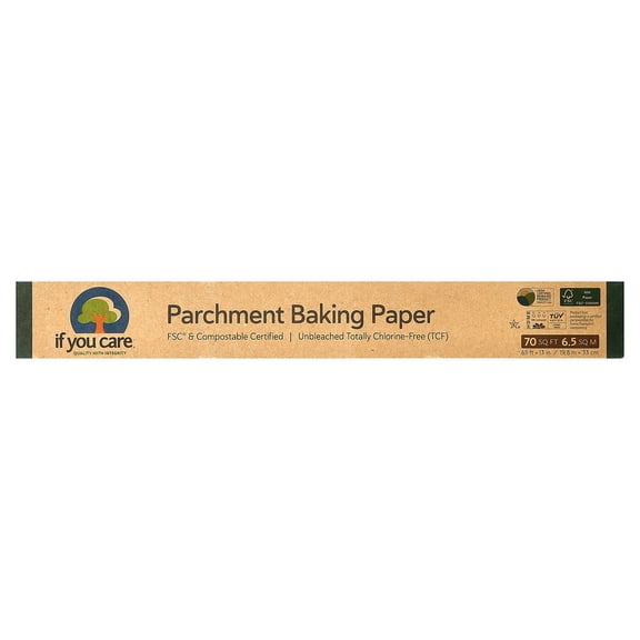 If You Care Parchment Baking Paper, Unbleached, 70 Sq Ft, 1 Ct