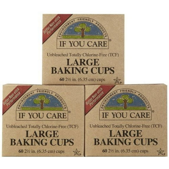 If You Care Unbleached Large Baking Cups, 60 ct, 3 pk