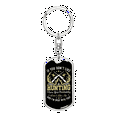thumbnail image 1 of If You Don'T Like Hunter'S Keychain Stainless Steel or 18k Gold Dog Tag Keyring, 1 of 10