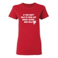 thumbnail image 1 of If You Don'T Talk To Your Cat About Catnip Who Will Sarcastic Novelty Gift Idea Adult Humor Funny Women's Casual Tees, 1 of 3