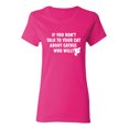 thumbnail image 1 of If You Don'T Talk To Your Cat About Catnip Who Will Sarcastic Novelty Gift Idea Adult Humor Funny Women's Casual Tees, 1 of 3