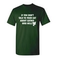 thumbnail image 1 of If You Don't Talk To Your Cat About Catnip Who Will Graphic Tees Witty And Hilarious Gift For Pet Lovers Sarcastic Funny T Shirt For Men, 1 of 5