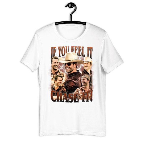 If You Feel It, Chase It, Vintage Unisex Softstyle Shirt, Perfect Gift for Everyone, Fast Delivery Available-TN797