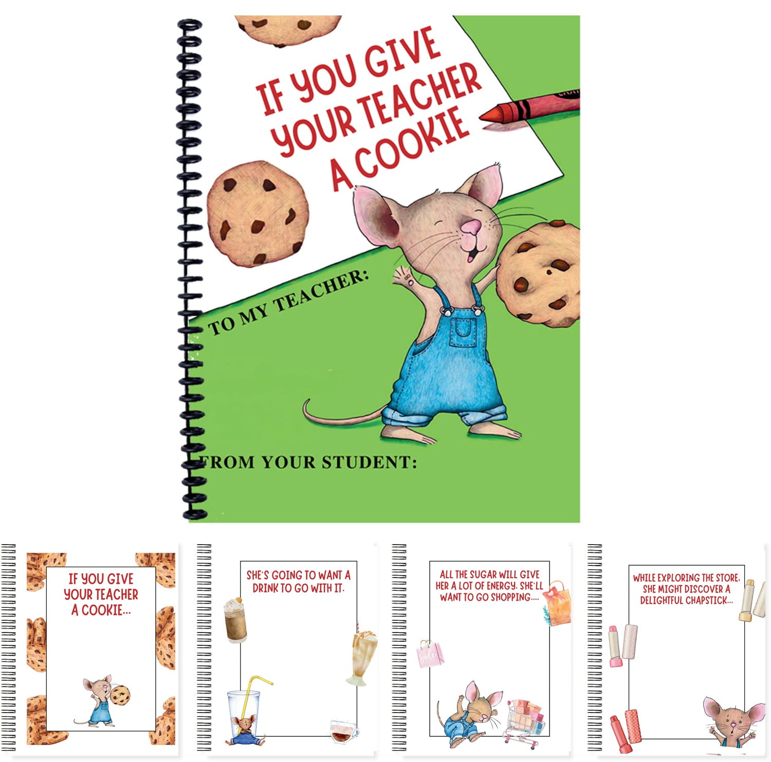 If You Give Your Teacher A Cookie Book Template | Teacher Appreciation