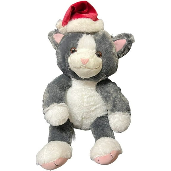 If You Give a Cat a Cupcake Santa Christmas Holiday Hat Plush 's 12" Stuffed New