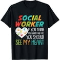 thumbnail image 1 of If You Think My Hands Are Full Social Worker Cool MSW LCSW T-Shirt, 1 of 4