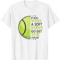 thumbnail image 1 of If You Want A Soft Serve Go Get Ice Cream Funny Tennis T-Shirt, 1 of 5