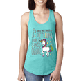 thumbnail image 1 of If You're Lucky Enough To Be Different, Donâ€™t Ever Change Unicorn Rainbow LGBT Pride Ladies Racerback Tank Top, 1 of 1