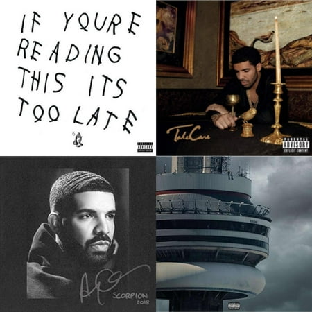 If You're Reading This It's Too Late (Ex) & Take Care (Ex) & Scorpion (2 LP) & Views (Ex)