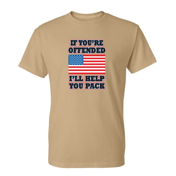 If Youre Offended Ill Help You Pack TShirt Graphic Tee TShirt Gift