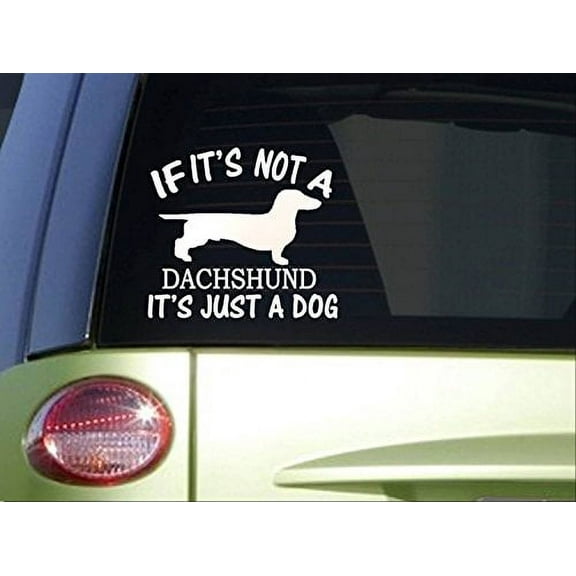 If it's Not a Dachshund *I705* 6x6 inch Sticker decal weiner dog