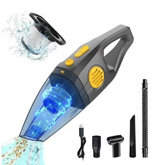 Ifanze Cordless Car Vacuum Cleaner, 8KPA High Power Handheld Vacuum Cleaner Wet Dry with Portable Quick Charge and Washable HEPA Filter for Home Car