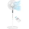 Ifanze Pedestal Fan, 16" Adjustable Oscillating DC Standing Fan with