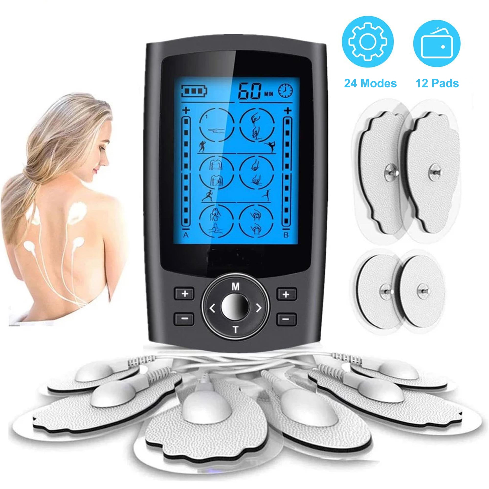 ifanze TENS Unit Rechargeable Muscle Stimulator EMS Dual Channel with