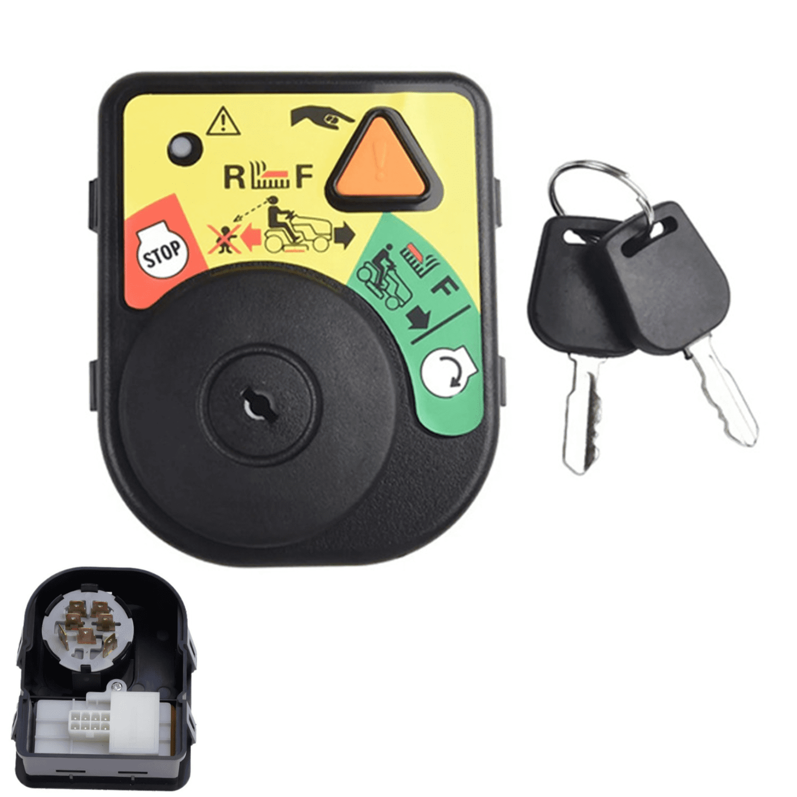 IFCOW Ignition Switch Module with Key,Replaces Most Consumer Riding mowers,Cub Cadet /Delt/MTD/Toro/AYP/Craftsman/Husqvarna /John Deere/Murray...