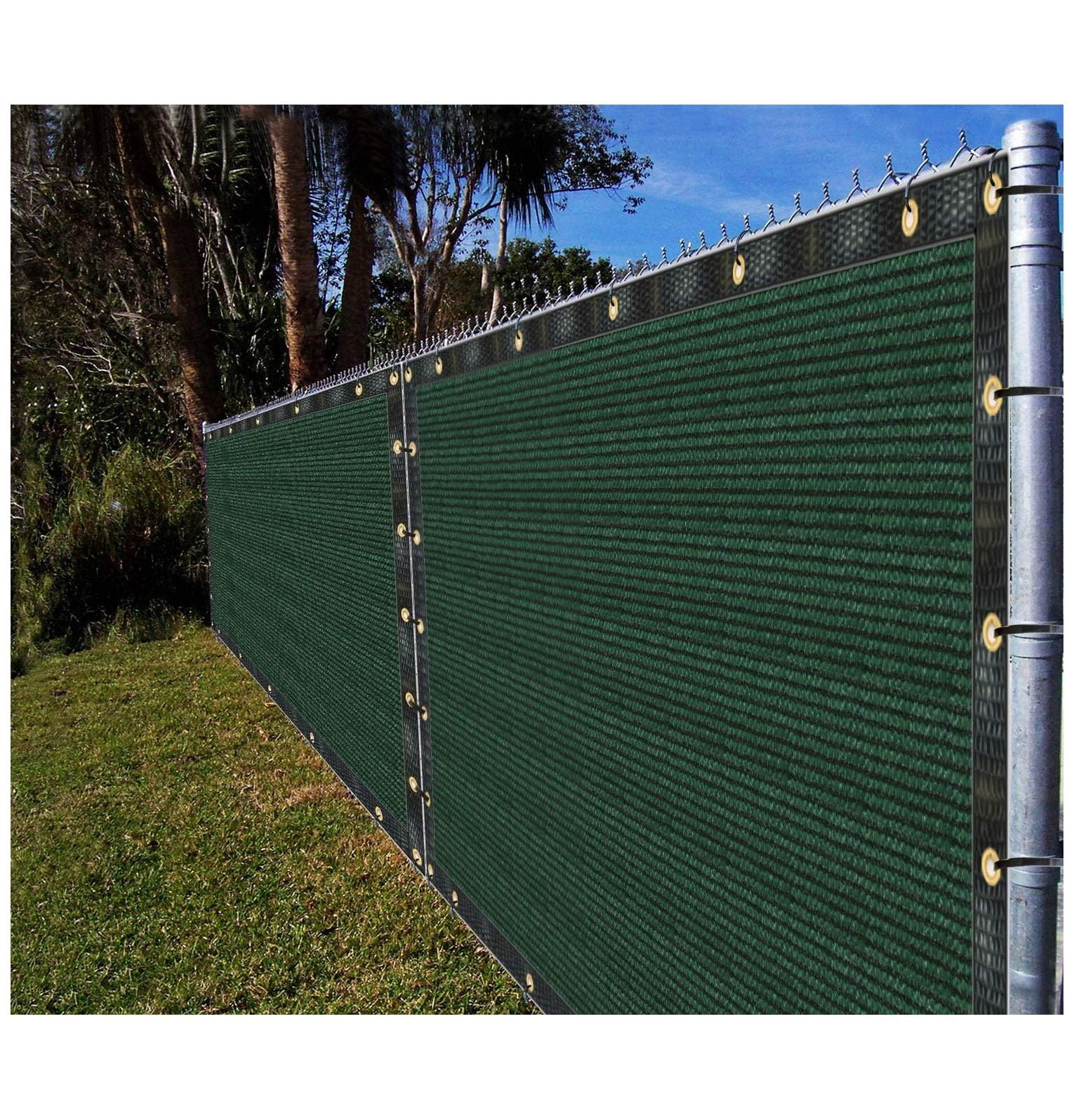 Ifenceview 3'x3' to 3'x50' Green Shade Cloth Fence Privacy Screen Fence