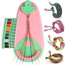 Iflove Friendship Bracelet Making Kit,Arts Crafts for Child 6-12 Years,DIY Pink Bracelet Making Kit Girls