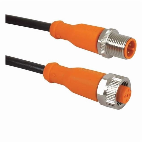 Ifm Cordset,4 Pin,Receptacle,Female EVC014