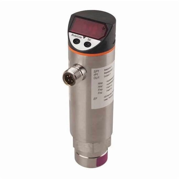 Pressure Switch, Standard, SPST, 1/4 in NPT, 0 to 145 psi Range, Stainless Steel