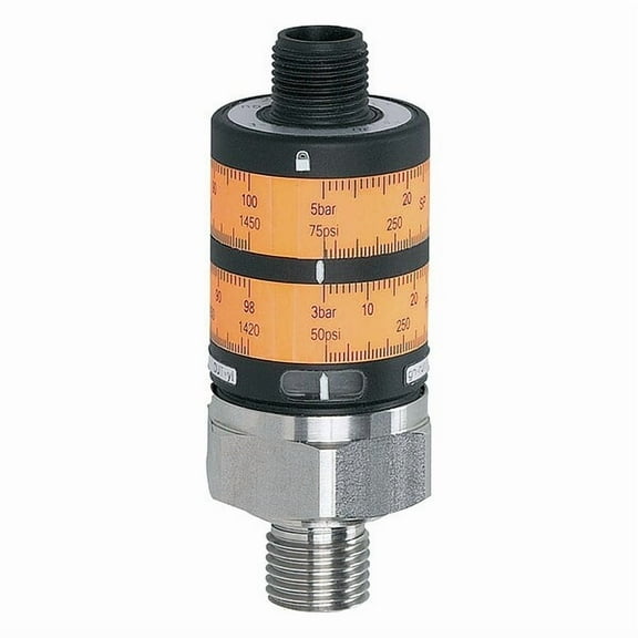 Ifm Pressure Switch, 2NO/2NC, 0 to 5800 psi PK6220