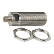 Capacitive, Cylindrical Proximity Sensor, 30 mm Dia., Stainless Steel, M12, 3 Wires, Shielded