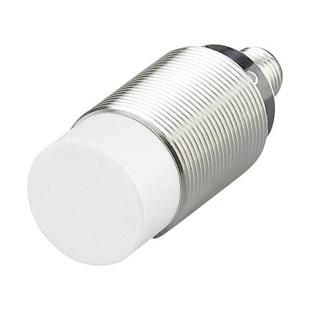 Cylindrical, Inductive Proximity Sensor, 30 mm Dia., Brass, 1/2 in Connector, 2 Wires, Unshielded
