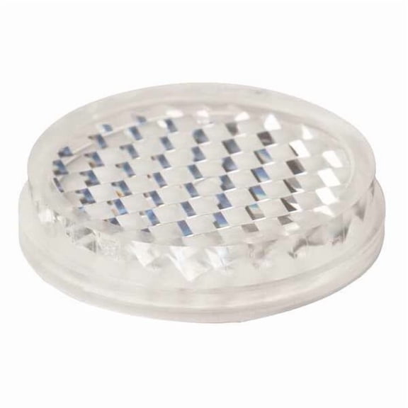 Ifm RoundSensorReflector,42mmDia,Clear/White E20004