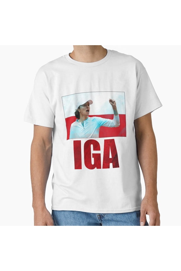 Iga Swiatek Tennis Player #1 Us Open Poland T-Shirt