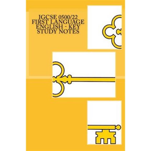 Igcse 0500/22 First Language English : Key Study Notes