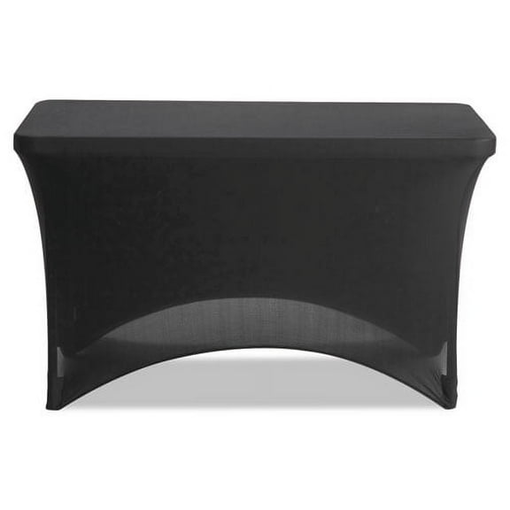 Igear Fabric Table Cover, Polyester/spandex, 24" X 48", Black | Bundle of 2 Each