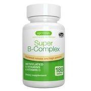 Igennus Super B-Complex Methylated B Vitamins - Sustained Release, Clean Label & High Absorption, with 5-MTHF Folate & Methyl B12, Energy, Mood & Cognitive Performance, Lab Verified, 180 Small Tablet