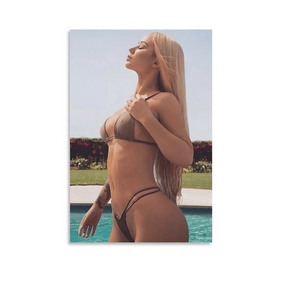 Iggy Azalea RAPPER Art Poster Poster Decorative Painting Canvas Wall Art Living Room Posters Bedroom Painting 16x24inch(40x60cm)