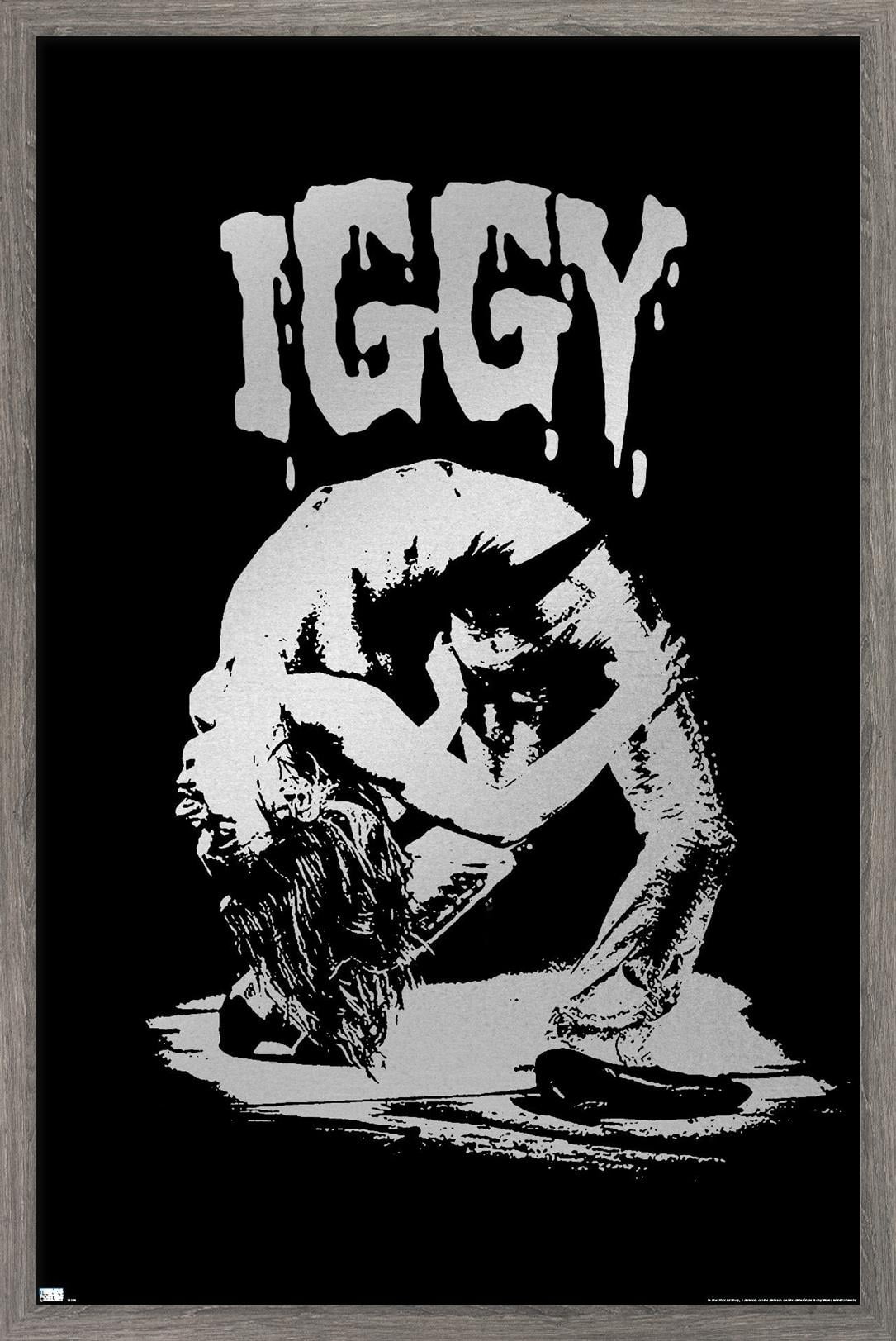 Iggy Pop - Pose Wall Poster, 14.725" x 22.375", Framed