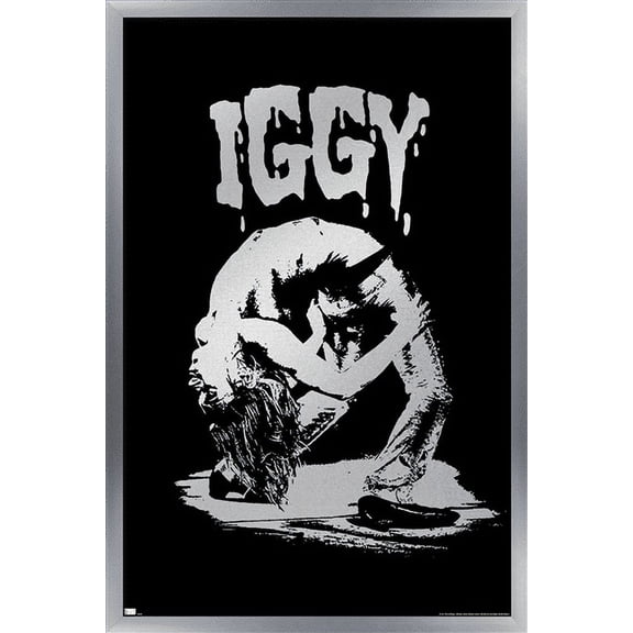 Iggy Pop - Pose Wall Poster, 22.375" x 34", Framed