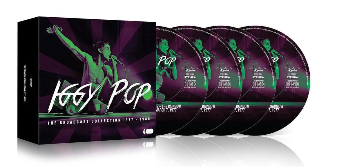 Iggy Pop – The Broadcast Collection 1977-1988 [4CD Box Set][Audio CD ...
