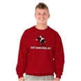 thumbnail image 1 of Ight Imma Head Out Hilarious Wimpy Sweatshirt for Men or Women Brisco Brands 2X, 1 of 5