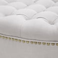 thumbnail image 1 of Iglehart Ottoman in Gray, 1 of 4