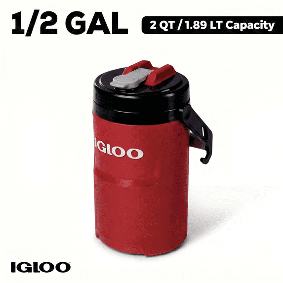 Igloo Laguna Pro 1/2-Gallon Beverage Cooler - Red
