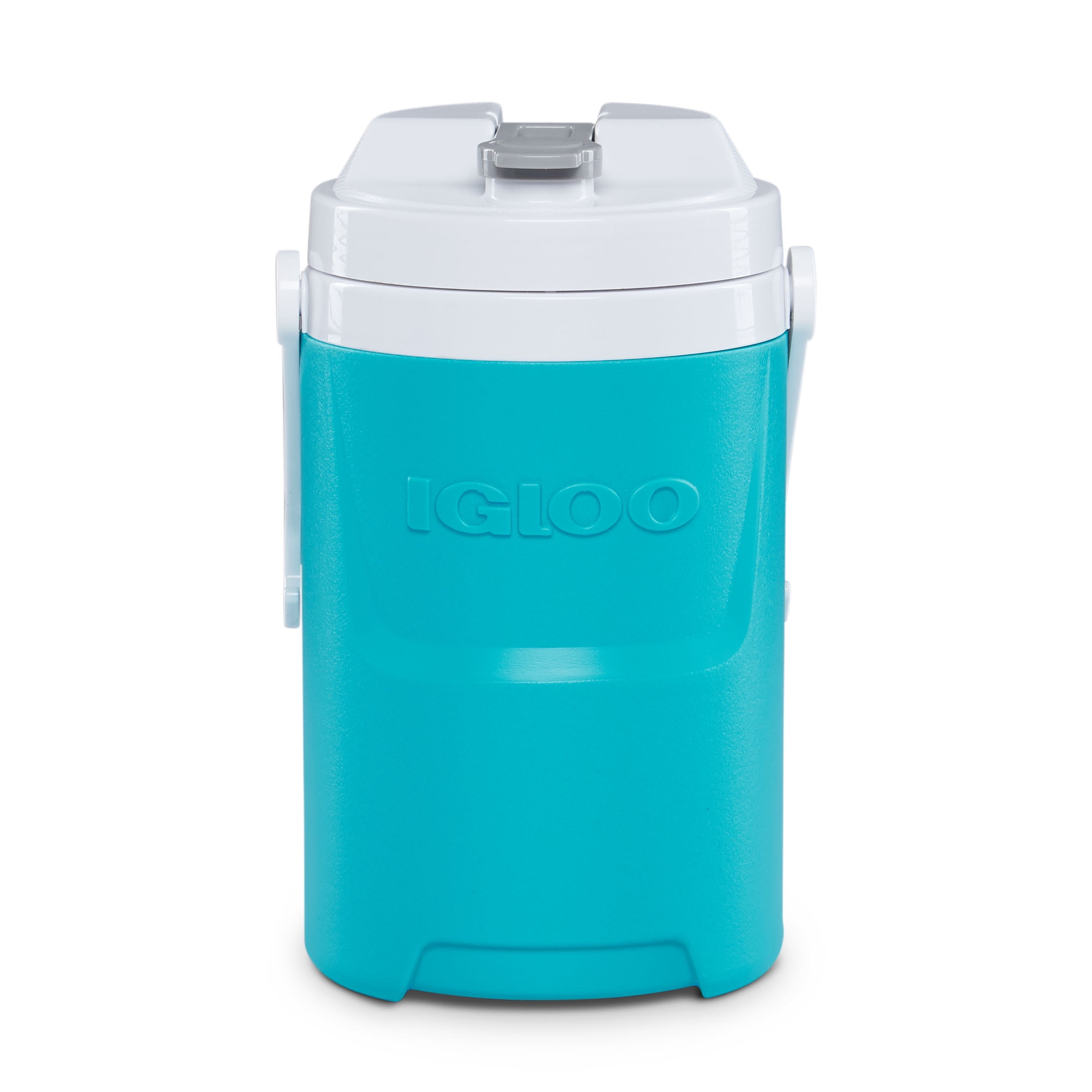 Igloo 1/2 Gallon Sports Beverage Plastic Jug with Hooks, Aqua