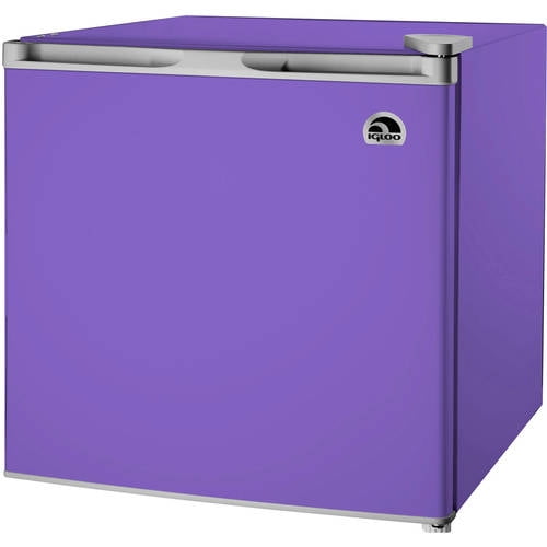 purple igloo mini fridge