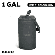 Igloo 1 Gallon Sports Plastic Beverage Jug with Hooks, Monochrome Gray