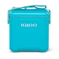 thumbnail image 1 of Igloo 11 QT Tag-A-Long Too Hard Side Cooler, Turquoise Blue, 1 of 9