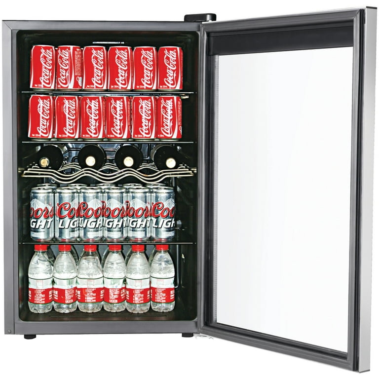 Igloo 110 Can Adjustable Temp Beverage and Wine Center Black