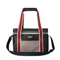 thumbnail interactive-video image 1 of Igloo 12 Can Capacity Heritage Lunch Companion Cooler Bag, Black and Red, 1 of 15