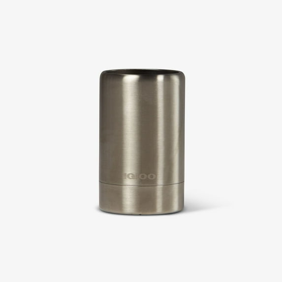 Igloo 12 oz Coolmate Can Cooler, Stainless Steel Gray
